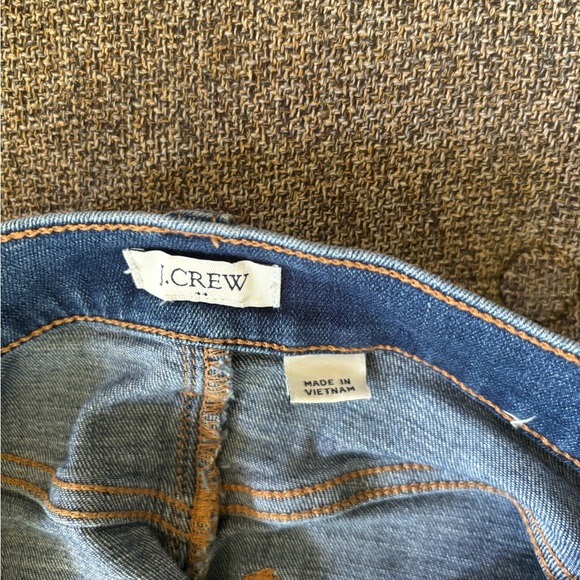 J Crew Denim Mini Skirt Raw Edge Hem XS - Picture 4 of 5